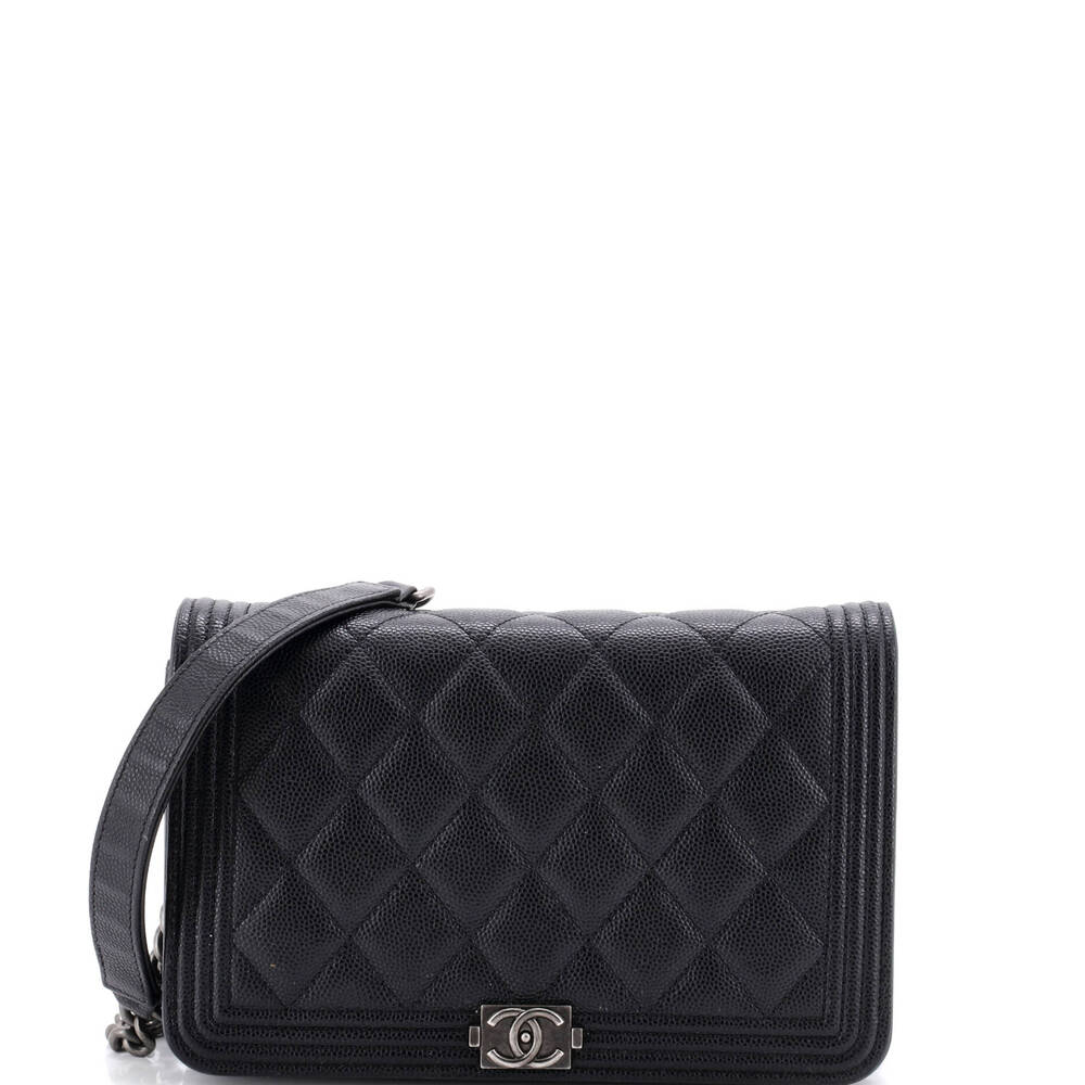 Chanel Boy Wallet On Chain Quilted #255007C30B